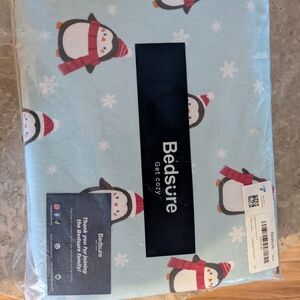 Kids Pajamas - Blue with Penguin Design